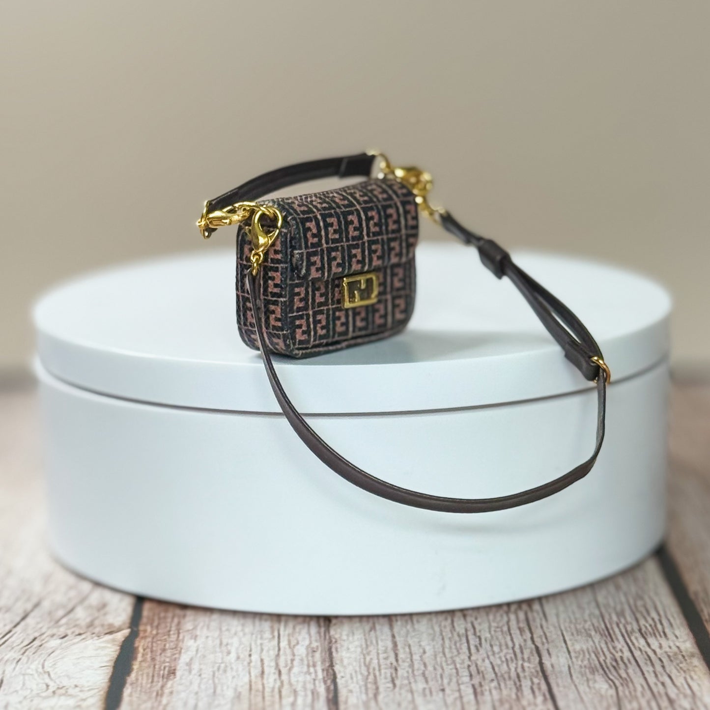 Miniature Monogram Baguette Bag (Fendi Inspired)