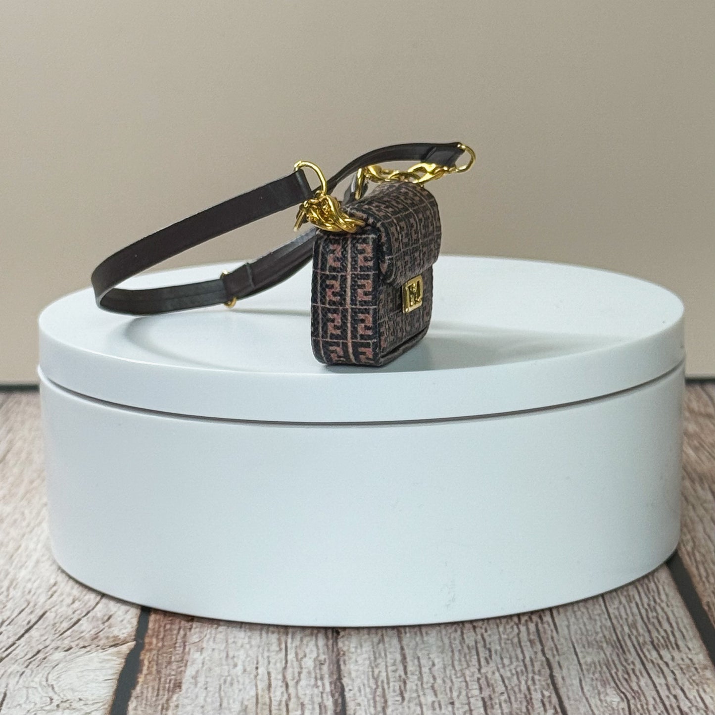 Miniature Monogram Baguette Bag (Fendi Inspired)