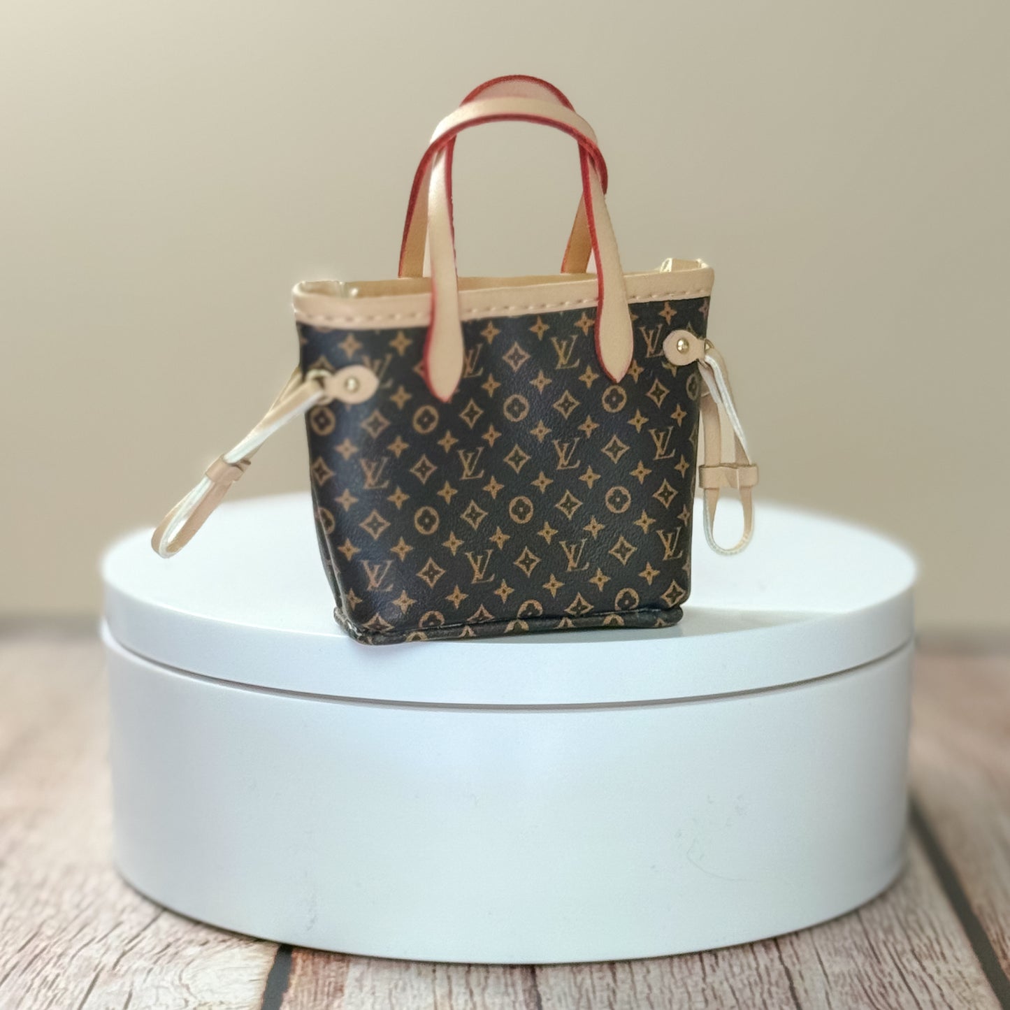 Miniature Neverful Tote (LV Inspired)