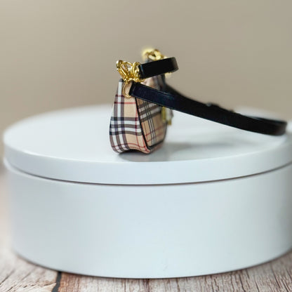 Miniature Heritage Check Shoulder Bag (Burberry Inspired)