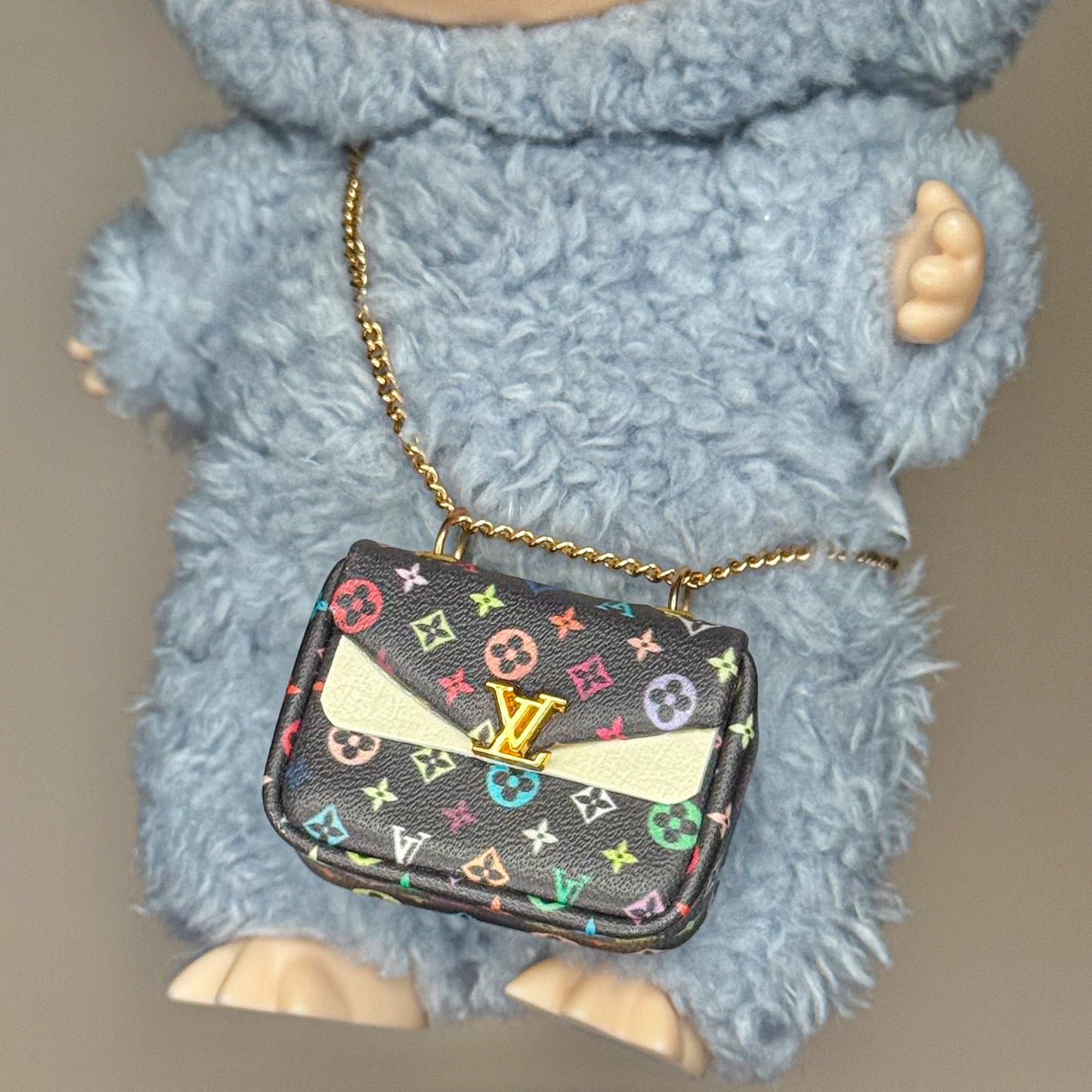 Miniature Chain Strap Foldover Bag (LV Inspired)