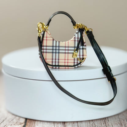 Miniature Heritage Check Shoulder Bag (Burberry Inspired)