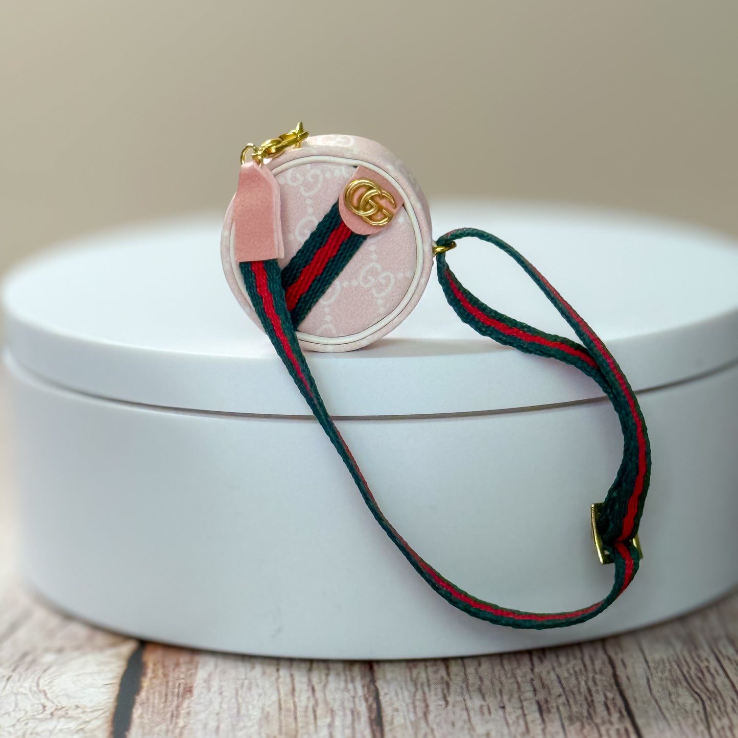 Miniature Circle Logo Crossbody Bag (Gucci Inspired)