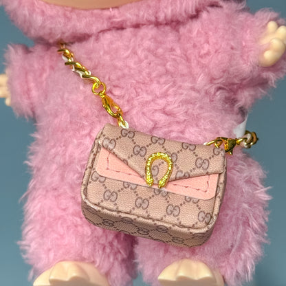 Miniature Chain Strap Foldover Bag (Gucci Inspired)