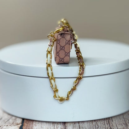 Miniature Chain Strap Foldover Bag (Gucci Inspired)