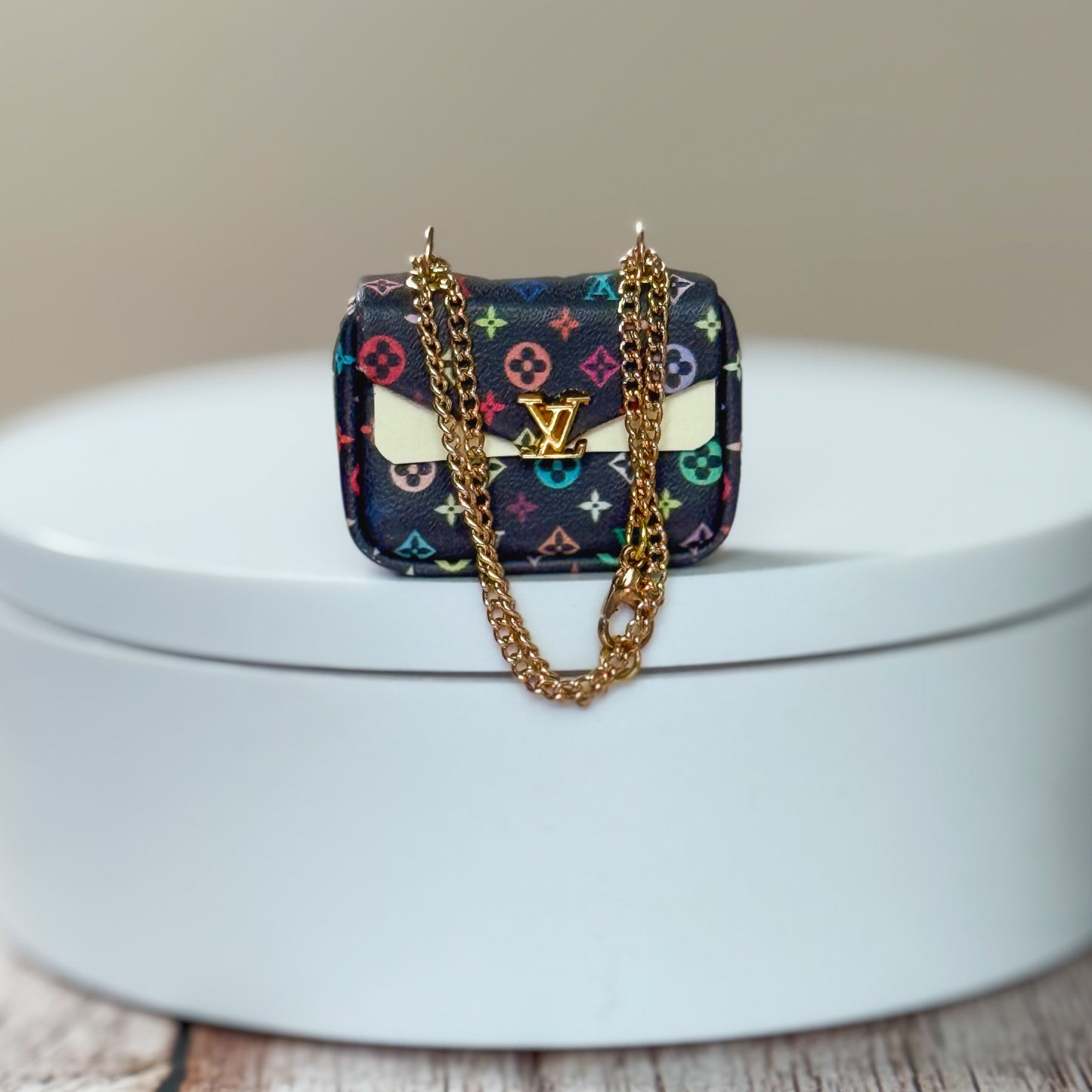 Miniature Chain Strap Foldover Bag (LV Inspired)
